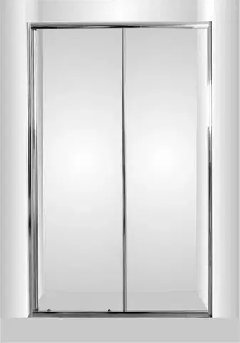 Sprchovacie kúty OLSEN SPA - Sprchové dvere do niky SMART - SELVA - Farba rámu zásteny - Hliník chróm, Rozmer A - 120, Smer zatváranie - Univerzálny Ľavé / Pravé, Výplň - Číre bezpečnostné sklo - 4/6 mm OLBSEL12CCBV