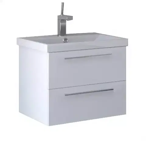 Nábytok do kúpeľne Kúpeľňová zostava Point D60 biela 521714
