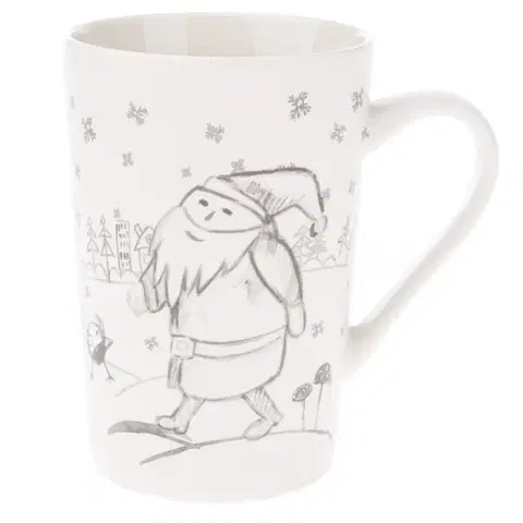 Hrnčeky a šálky Porcelánový hrnček Škriatok, 435 ml