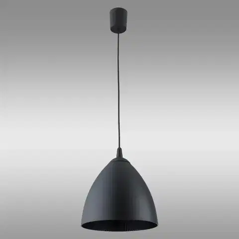 Lampy do obývačky Luster DAWID 11746 BLACK 1XE27