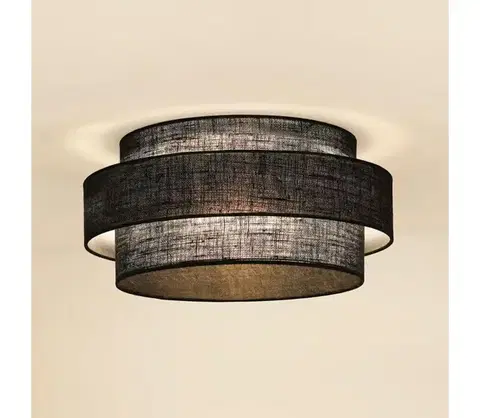 Svietidlá BRILAGI - Stropné svietidlo SPACE YUTE LED/12W/230V pr. 50 cm čierna 609180
