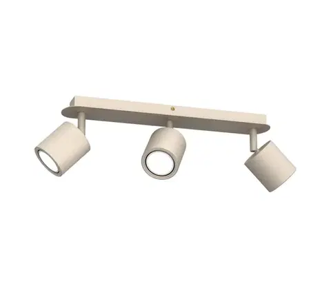 Svietidlá  Bodové svietidlo DEMIA 3xGU10/8W/230V béžové 9255