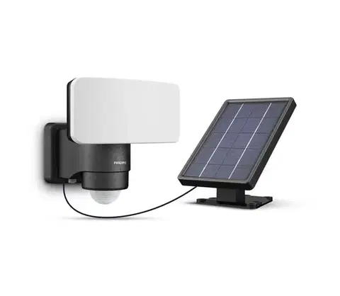 Svietidlá Philips - LED Solárne nástenné svietidlo so senzorom TYLUS LED/6W/3,7V 5000K IP44 8720169362222
