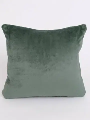 Dekoračné obliečky MKLozkoviny.sk Obliečka na vankúš mikroplyš 40 × 40 cm –  Laura olivová-  -