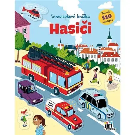 Nalepovačky, vystrihovačky, skladačky Samolepková knižka - Hasiči