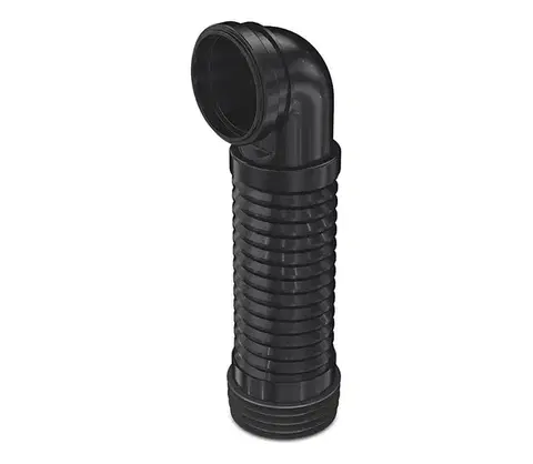 Svietidlá Bruckner - Flexi dopojenie pre závesné WC 90° 20,5-37 cm čierna 159.320.0