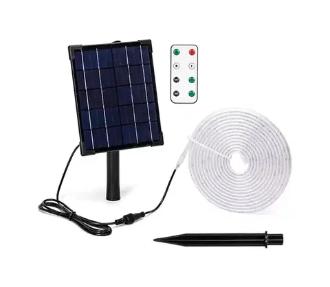 LED osvetlenie  B.V.  - LED Stmievateľný solárny pásik LED/5W/3,2V 5 m 2700K IP65 + DO B10201NY7