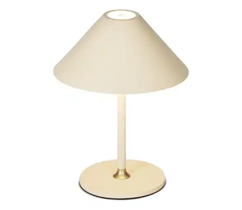LED osvetlenie Halo Design 800773 - LED stmievateľná nabíjateľná stolná lampa HYGGE LED/3W/4000 mAh IP54 krémová 800773