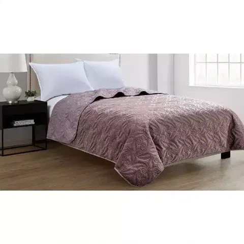 Prehozy na posteľ Prikrývka na posteľ Velvet D6 220x250