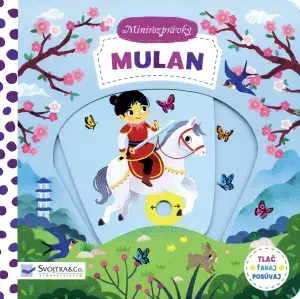 Leporelá, krabičky, puzzle knihy Mulan - minirozprávky - Yi - hsuan Wu