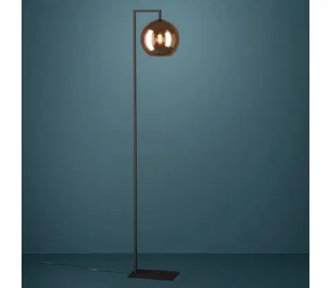 Lampy Eglo 390253 - Stojacia lampa CORDOBA 1xE27/40W/230V medená 390253