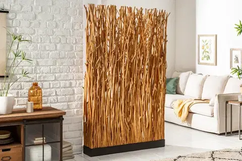 Osvetlenie Stojacia lampa NATURAL Dekorhome
