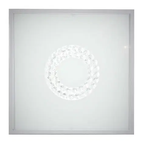 Stropná svetla Stropné svietidlo plafond 29X29 16W LED 6500K saténový kruh LUX