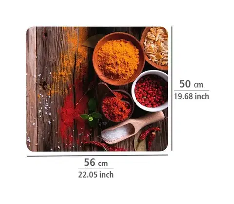 Kuchynské potreby WENKO 53870100 - Doska 56x50 cm pestrofarebná 53870100