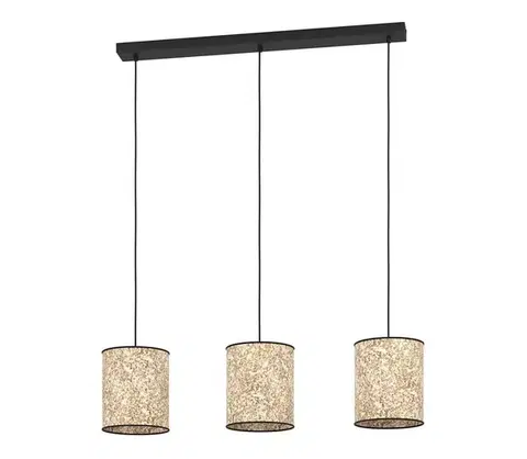 Svietidlá Eglo 43937 - Luster na lanku BUTTERBURN 3xE27/25W/230V 43937