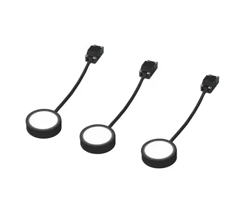 Svietidlá Osram - Sada 3× LED svietidiel pod kuchynskú linku UNDERCABINET LED/3W/230V 3000K čierna 4099854462436