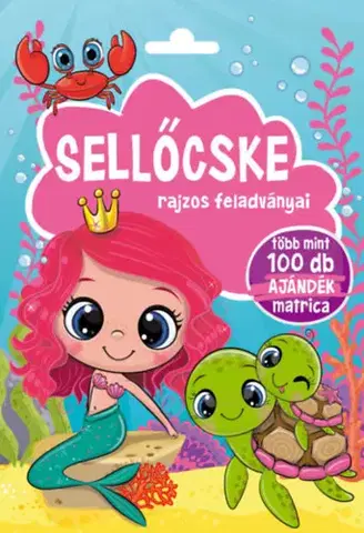 Nalepovačky, vystrihovačky, skladačky Sellőcske rajzos feladványai