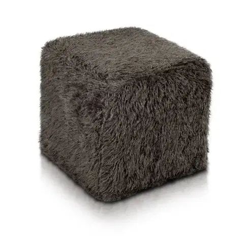 Sedacie vaky a kocky Sedací vak Taburetka Exclusive TiaHome - sivá
