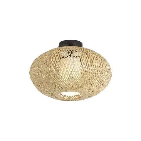 Vonkajšie stropné svietidlá Japandi stropné svietidlo bambusové 42cm IP44 - Moana