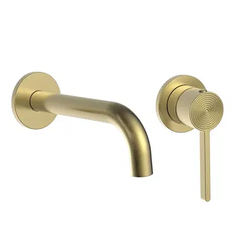 Kúpeľňové batérie REA - Podomietková umývadlová batéria Foster Brush Gold REA-B6443