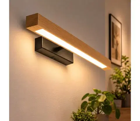Svietidlá  LED obrazové svietidlo VERDE LED/5,5W/230V 3000K 46 cm dub/čierna K-1.292/LED/DĄB