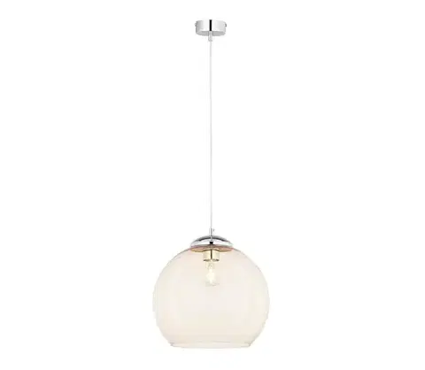 Svietidlá Jupiter 1829 - ASTI - Luster na lanku ASTI 1xE27/60W/230V strieborná 1829