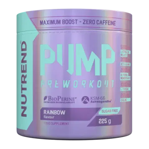 Pre-workouty Nutrend Pre-Workout PUMP rainbow