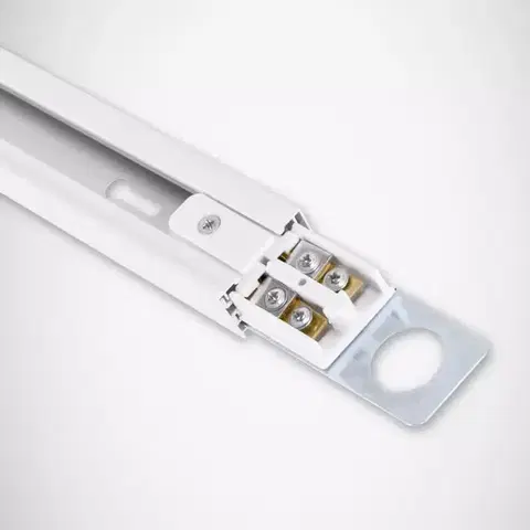 Moderné lampy do obývačky Koľajnica 1m biela