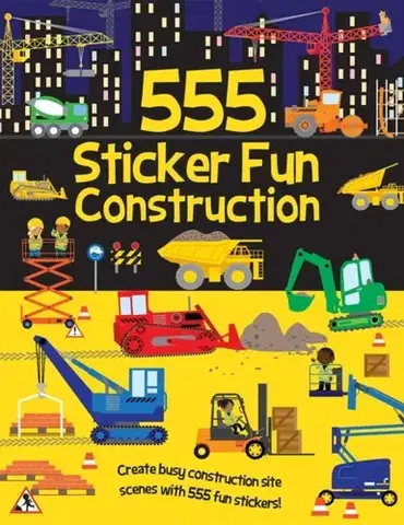 Nalepovačky, vystrihovačky, skladačky 555 Sticker Fun Construction - Oakley Graham