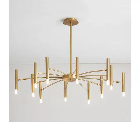 Svietidlá Redo 01-2774 - Luster na tyči RAYEN 12xG9/10W/230V bronz 01-2774