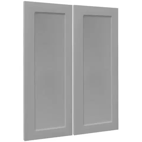 Kuchynské skrinky Čelo skrinky Luxeo F15-D80_D80Z rám grey