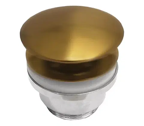 Svietidlá BATH DELUXE Umývadlová výpusť RODBY pr. 6,6 cm kartáčovaná mosadz 33-004-05-70-04