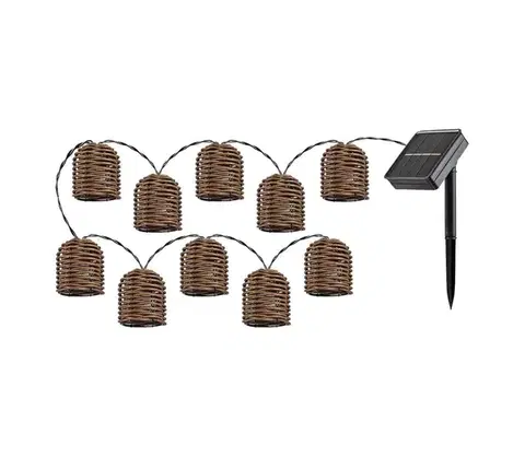 LED osvetlenie Rabalux 77047 - LED solárny reťazec RUPIT 10xLED/0,6W/1,2V IP44 77047