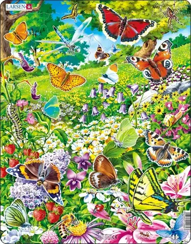 LARSEN puzzle Larsen Puzzle Puzzle Motýle Larsen FH28-ZZ