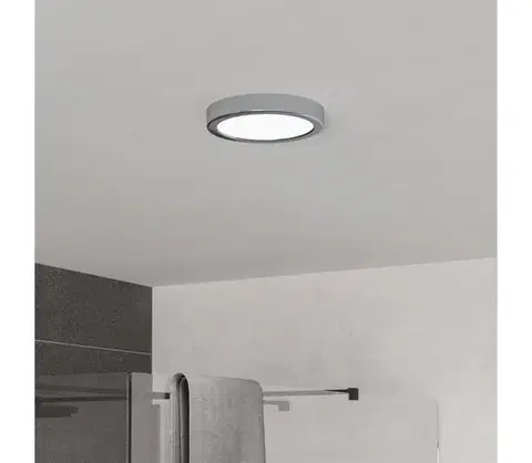 Svietidlá Eglo 901762 - LED kúpeľňové stropné svietidlo FUEVA LED/7,5W/230V pr.16,6 cm IP44 chróm 901762