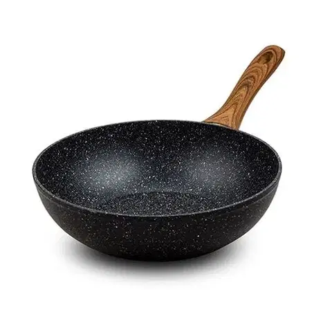 Panvice NAVA Panvica, WOK, 28cm, čierna, nepriľnavá Nature NAVA
