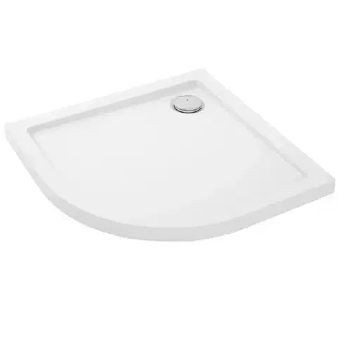Sprchové vaničky Vanička polokrúhla Look Rea K7906 white 80x100 pravý