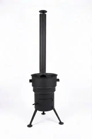 Outdoorové kotlíky Kinekus Kotlina oceľová, priemer 38cm, STRONG, hrúbka 1,5m g2