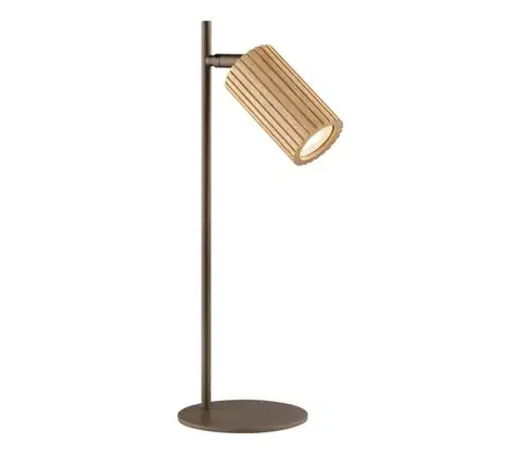 Lampy Brilliant - Stolová lampa LAKEWOOD 1xGU10/10W/230V hnedá 60385/20