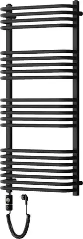 Radiátory do kúpeľne MEXEN/S - Apollo radiátor + vykurovacia tyč 1210 x 550 mm, 600 W, čierna W117-1210-550-2600-70