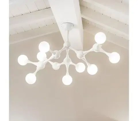 Svietidlá Ideal Lux - LED Prisadený luster NODINO 9xG9/3W/230V biela 149622