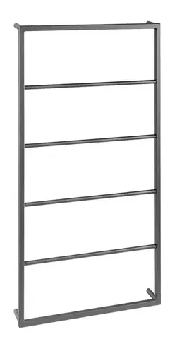 Doplnky do kúpeľne SAPHO - SKA nástenný sušiak uterákov 600x1150x100, čierna mat SKA502