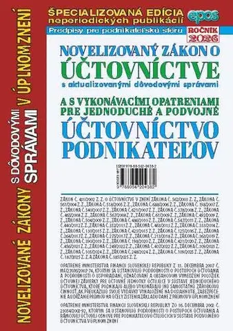 Zákony, zbierky zákonov Novelizovaný zákon o účtovníctve + opatrenia 2/2026