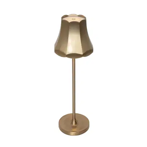 Lampy Retro stolná lampa zlatá nabíjateľná IP44 - Granny