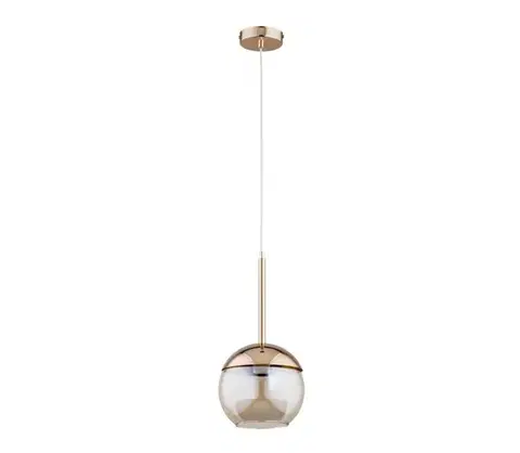 Svietidlá  Luster na lanku VOLDA 1xE27/60W/230V mosadz 60824