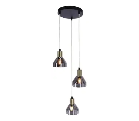 Svietidlá  Luster na lanku GREGORY 3xE14/40W/230V 33-78995