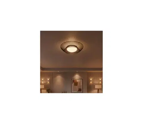 Svietidlá Eglo 200842 - LED stropné svietidlo PIASTRE LED/8,2W/230V pr. 39 cm čierna 200842