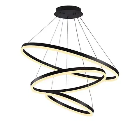 Svietidlá BRILAGI -LED Stmievateľný luster na lanku CIRCLE LED/125W/230V 3000-6500K čierna+DO BG-J4313/B