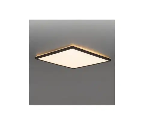 Svietidlá  LED kúpeľňové svietidlo NIVERA LED/18W/230V IP54 30x30 cm čierne + DO 004113