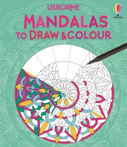 Nalepovačky, vystrihovačky, skladačky Mandalas to Draw and Colour - Abigail Wheatley